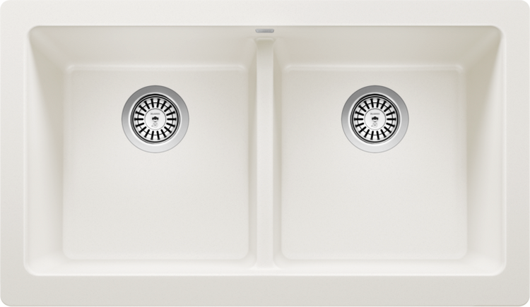 Blanco - VINTERA 33" Equal Double Bowl Apron Front - White