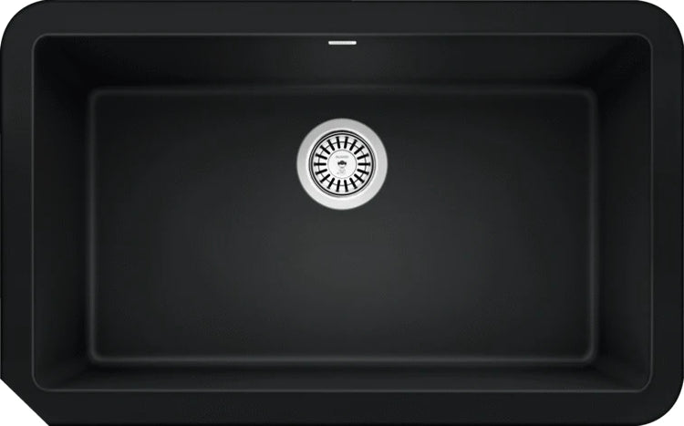 Blanco - IKON 30" Single Bowl Apron Front - Coal Black