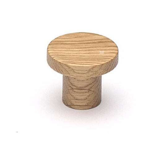 Modern Round Wood Knob