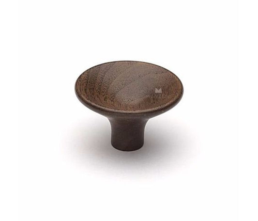 Retro Round Concave Wood Knob