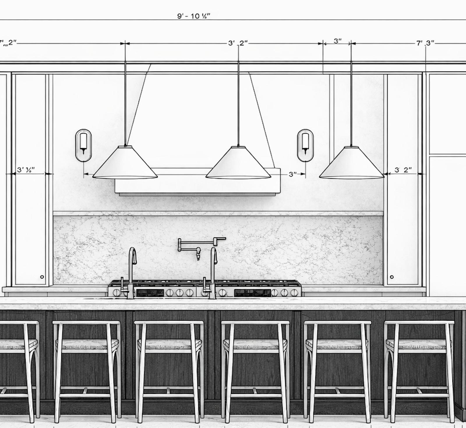 Final kitchen construction drawings