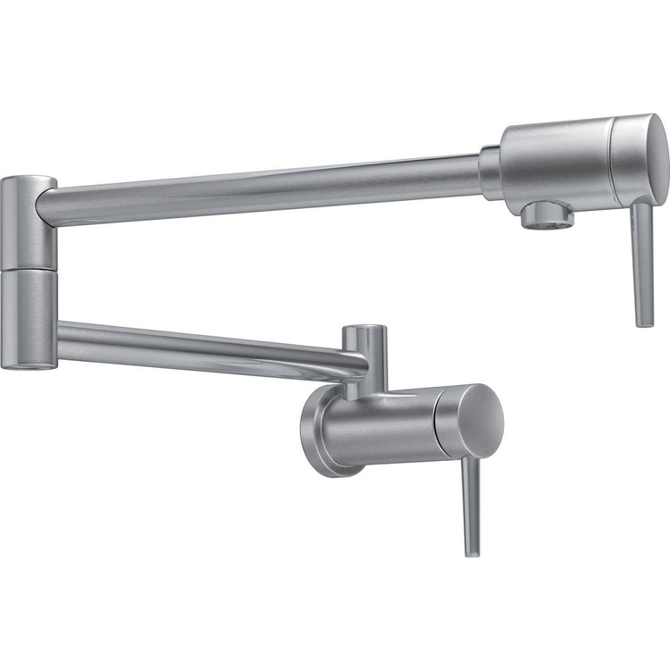 Delta - Contemporary Pot Filler - Wall Mount - Arctic Stainless