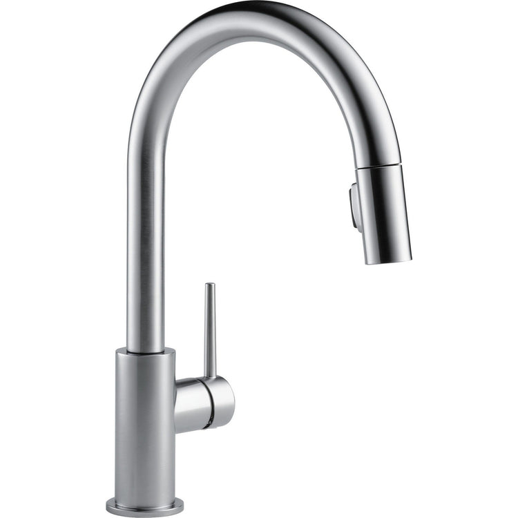 Delta - Trinsic - Single Handle Pull-Down Faucet - Arctic Stainless
