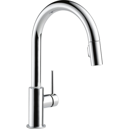 Delta - Trinsic - Single Handle Pull-Down Faucet  - Chrome