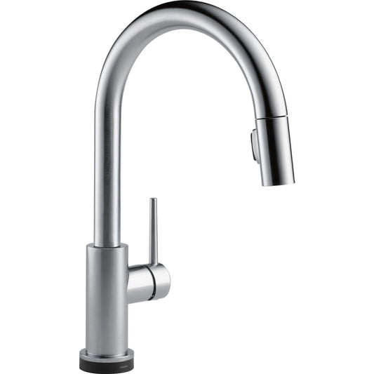 Delta - Trinsic - Single Handle Pull-Down Faucet with T2O - Arctic Stainless