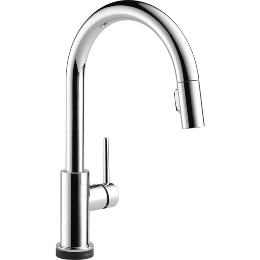 Delta - Trinsic - Single Handle Pull-Down Faucet  with T2O - Chrome