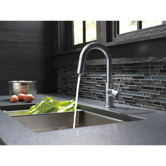 Delta - Trinsic - Pull-Down BAR/PREP Faucet - Arctic Stainless
