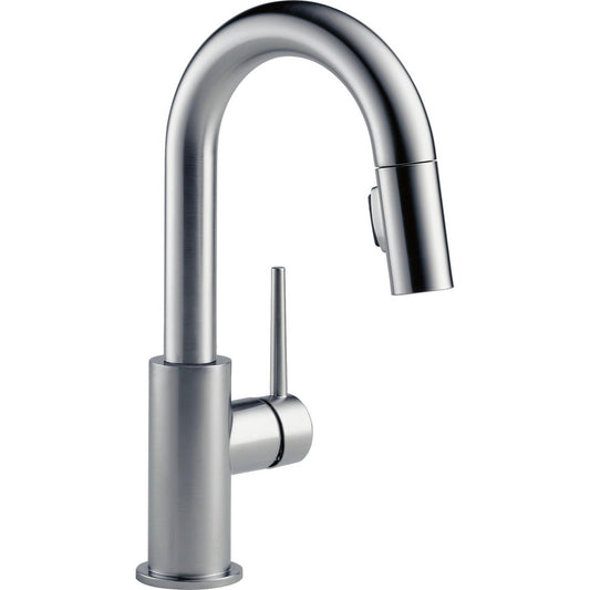 Delta - Trinsic - Pull-Down BAR/PREP Faucet - Arctic Stainless