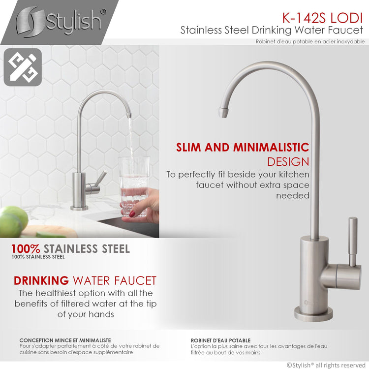 Stylish - Stainless Steel Drinking Water Faucet