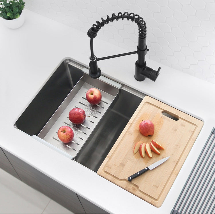 Over the Sink Workstation Bamboo Cutting Board