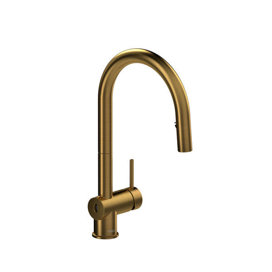 Riobel - Azure Pull-Down Touchless Faucet - Brushed Gold